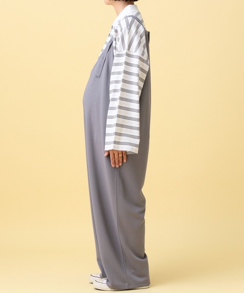 LEPSIM（レプシィム）の「【産前・産後対応】マタニティ／2WAYオールインワン　639319（マタニティウェア/グッズ・レディース・グレー/ベージュ/ブラック・FREE）」の20枚目の写真