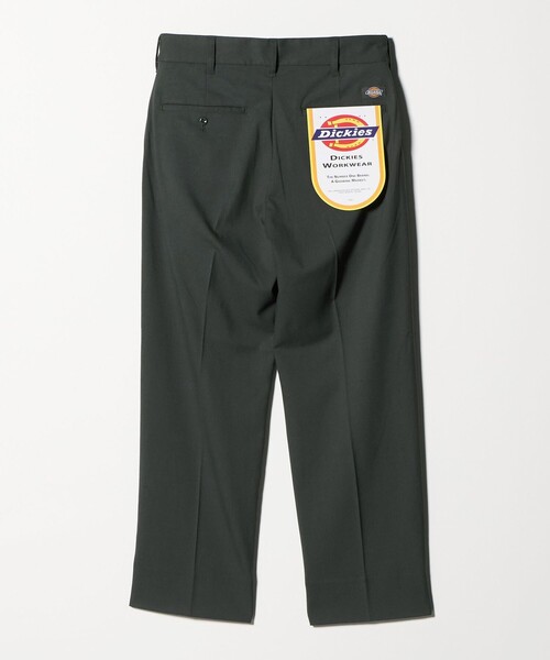 Dickies（ディッキーズ）の「【別注】＜Dickies＞GLR TR 1プリーツ ワイドテーパード パンツ スラックス（スラックス・メンズ・ベージュ/ダークグリーン・30inch/32inch/34inch）」の14枚目の写真