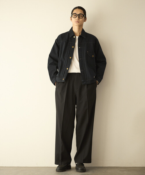 Lee(リー)の「Lee × Firsthand/リー 別注 OVERDYE COWBOY JACKET /オーバーダイ カウボーイ デニムジャケット(デニムジャケット・メンズ・チャコールグレー・X-SMALL/LARGE/SMALL/MEDIUM)」の20枚目の写真