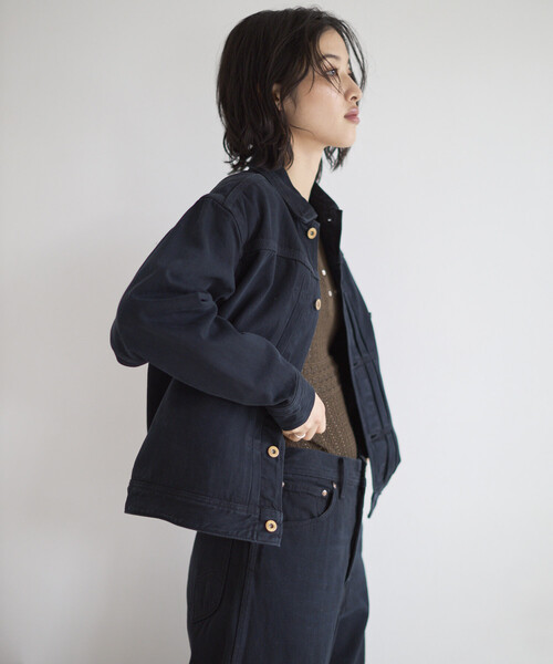 濃紺 デニムジャケット タイプ ファースト 【✨美品】Lee Lee（リー