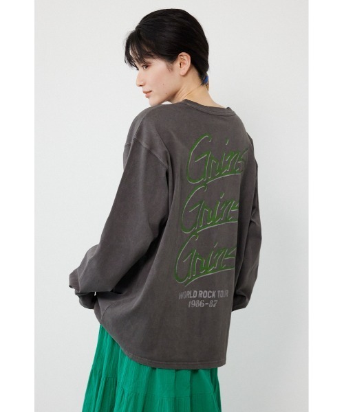 RODEO CROWNS WIDE BOWL(ロデオクラウンズワイドボウル)の「アソートバンドロングTシャツ(Tシャツ/カットソー・レディース・オフホワイト/チャコールグレー/ライトピンク・FREE)」の7枚目の写真