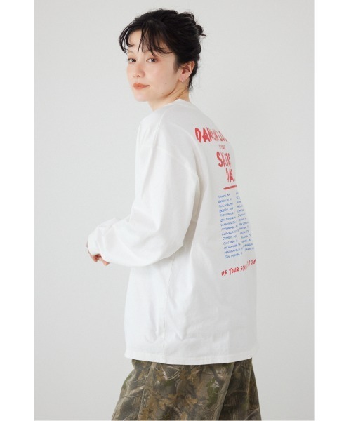 RODEO CROWNS WIDE BOWL(ロデオクラウンズワイドボウル)の「アソートバンドロングTシャツ(Tシャツ/カットソー・レディース・オフホワイト/チャコールグレー/ライトピンク・FREE)」の17枚目の写真