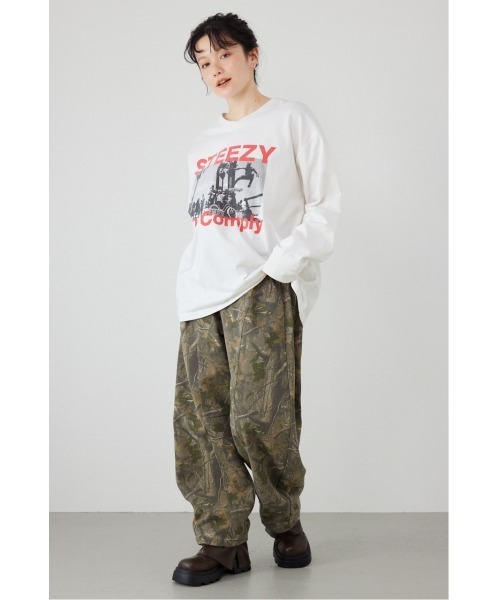 RODEO CROWNS WIDE BOWL(ロデオクラウンズワイドボウル)の「アソートバンドロングTシャツ(Tシャツ/カットソー・レディース・オフホワイト/チャコールグレー/ライトピンク・FREE)」の19枚目の写真