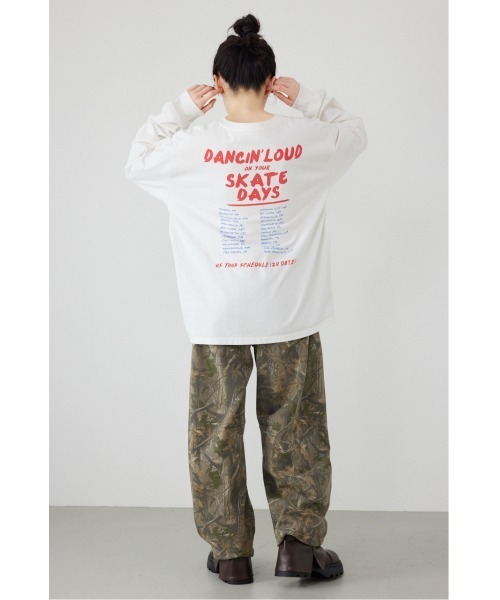 RODEO CROWNS WIDE BOWL(ロデオクラウンズワイドボウル)の「アソートバンドロングTシャツ(Tシャツ/カットソー・レディース・オフホワイト/チャコールグレー/ライトピンク・FREE)」の20枚目の写真