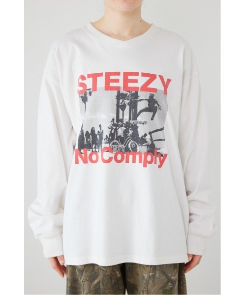 RODEO CROWNS WIDE BOWL(ロデオクラウンズワイドボウル)の「アソートバンドロングTシャツ(Tシャツ/カットソー・レディース・オフホワイト/チャコールグレー/ライトピンク・FREE)」の21枚目の写真