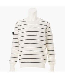 BRIEFING(�u���[�t�B���O)�́yBRIEFING GOLF�^�u���[�t�B���O�S���t�zMEN�fS WR STRIPE CREWNECK KNIT(T�V���c/�J�b�g�\�[)