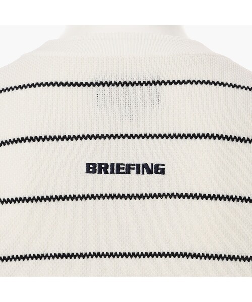 BRIEFING(ブリーフィング)の「【BRIEFING GOLF/ブリーフィングゴルフ】MEN’S WR STRIPE CREWNECK KNIT(Tシャツ/カットソー・メンズ・ホワイト/ブラック・M/L)」の17枚目の写真