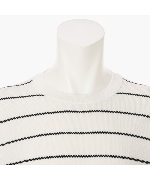 BRIEFING(ブリーフィング)の「【BRIEFING GOLF/ブリーフィングゴルフ】MEN’S WR STRIPE CREWNECK KNIT(Tシャツ/カットソー・メンズ・ホワイト/ブラック・M/L)」の16枚目の写真