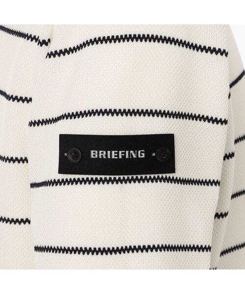 BRIEFING(ブリーフィング)の「【BRIEFING GOLF/ブリーフィングゴルフ】MEN’S WR STRIPE CREWNECK KNIT(Tシャツ/カットソー・メンズ・ホワイト/ブラック・M/L)」の15枚目の写真