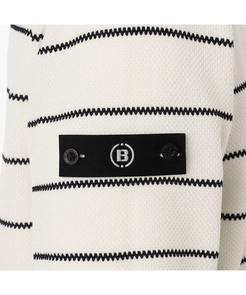 BRIEFING(ブリーフィング)の「【BRIEFING GOLF/ブリーフィングゴルフ】MEN’S WR STRIPE CREWNECK KNIT(Tシャツ/カットソー・メンズ・ホワイト/ブラック・M/L)」の14枚目の写真