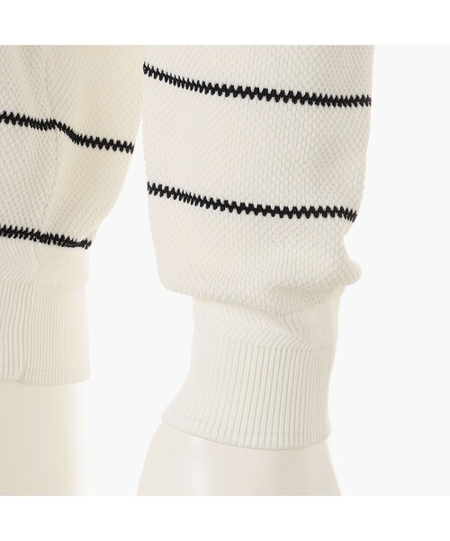 BRIEFING(ブリーフィング)の「【BRIEFING GOLF/ブリーフィングゴルフ】MEN’S WR STRIPE CREWNECK KNIT(Tシャツ/カットソー・メンズ・ホワイト/ブラック・M/L)」の13枚目の写真