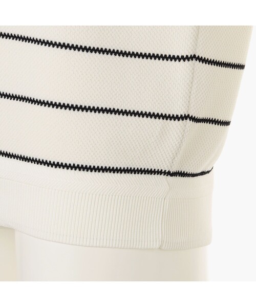 BRIEFING(ブリーフィング)の「【BRIEFING GOLF/ブリーフィングゴルフ】MEN’S WR STRIPE CREWNECK KNIT(Tシャツ/カットソー・メンズ・ホワイト/ブラック・M/L)」の12枚目の写真