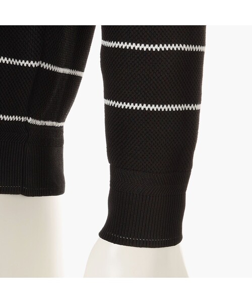 BRIEFING(ブリーフィング)の「【BRIEFING GOLF/ブリーフィングゴルフ】MEN’S WR STRIPE CREWNECK KNIT(Tシャツ/カットソー・メンズ・ホワイト/ブラック・M/L)」の5枚目の写真