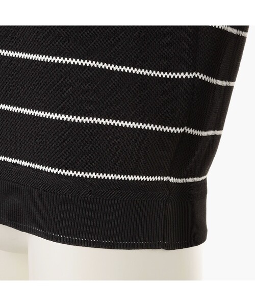 BRIEFING(ブリーフィング)の「【BRIEFING GOLF/ブリーフィングゴルフ】MEN’S WR STRIPE CREWNECK KNIT(Tシャツ/カットソー・メンズ・ホワイト/ブラック・M/L)」の4枚目の写真