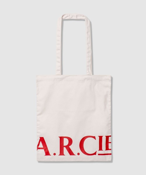 AMERICAN RAG CIE（アメリカンラグシー）の「【AMERICAN RAG CIE】  ロゴトート（ユニセックス）（トートバッグ・レディース・ネイビー/ベビーピンク/ブルーグレー/オリーブ/オフホワイト/ブルー・FREE）」の2枚目の写真