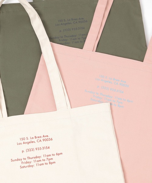 AMERICAN RAG CIE（アメリカンラグシー）の「【AMERICAN RAG CIE】  ロゴトート（ユニセックス）（トートバッグ・レディース・ネイビー/ベビーピンク/ブルーグレー/オリーブ/オフホワイト/ブルー・FREE）」の16枚目の写真