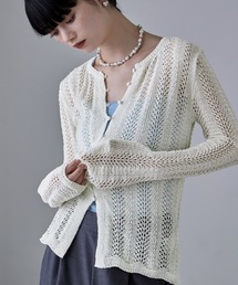 etoll.（エトル）の「ループヤーンクロシェニットカーディガン（カーディガン/ボレロ）」