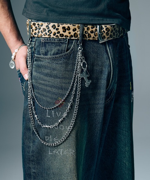 glamb（グラム）の「Triple Layer Wallet Chain / トリプルレイヤーウォレットチェーン（ウォレットチェーン・メンズ・シルバー・FREE）」の5枚目の写真