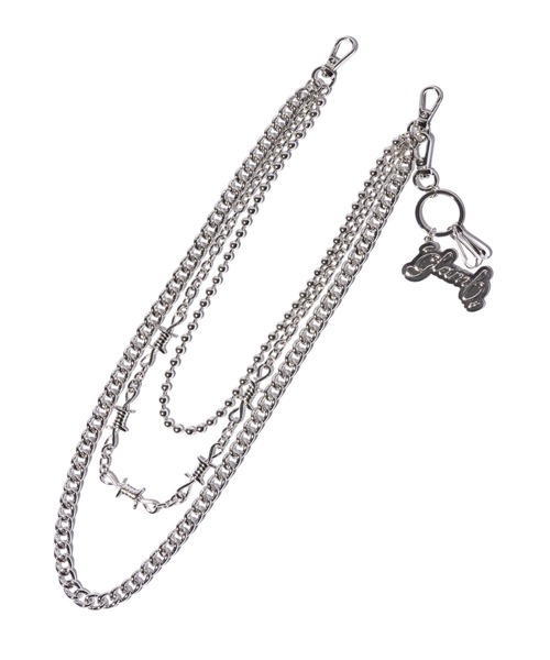 glamb（グラム）の「Triple Layer Wallet Chain / トリプルレイヤーウォレットチェーン（ウォレットチェーン・メンズ・シルバー・FREE）」の11枚目の写真