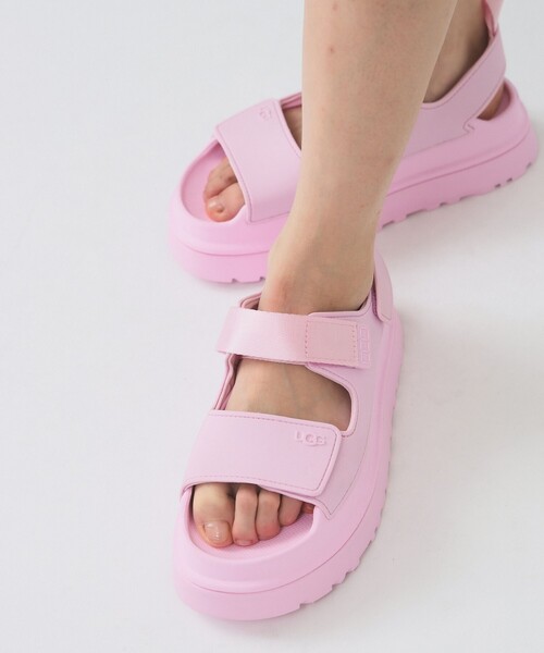 UGG(アグ)の「UGG(R) / GoldenGlow(サンダル・レディース・ブラック/ピンク・7/6/5/8)」の7枚目の写真