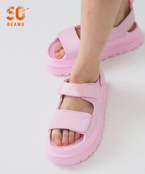 UGG(アグ)の「UGG(R) / GoldenGlow(サンダル・レディース・ブラック/ピンク・7/6/5/8)」の4枚目の写真