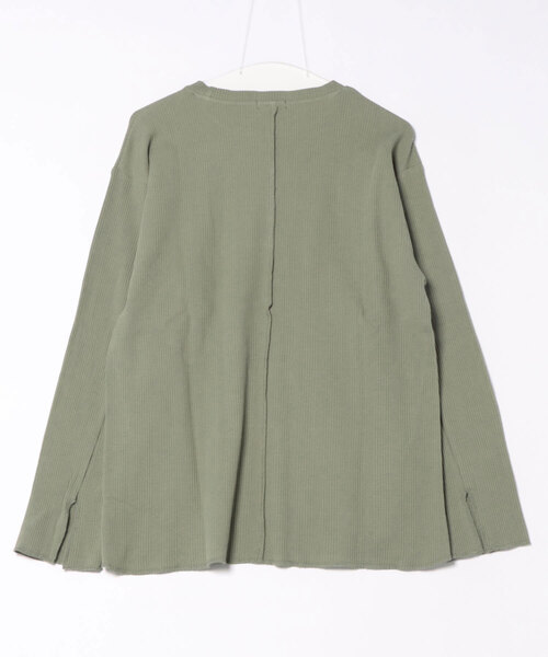 Eddie Bauer(エディーバウアー)の「イージー ワッフル 長袖プルオーバー(Tシャツ/カットソー・レディース・カーキ/ブラック/ダークベージュ・S/XL/L/M)」の17枚目の写真