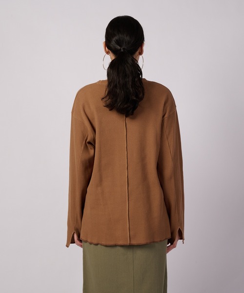 Eddie Bauer(エディーバウアー)の「イージー ワッフル 長袖プルオーバー(Tシャツ/カットソー・レディース・カーキ/ブラック/ダークベージュ・S/XL/L/M)」の11枚目の写真