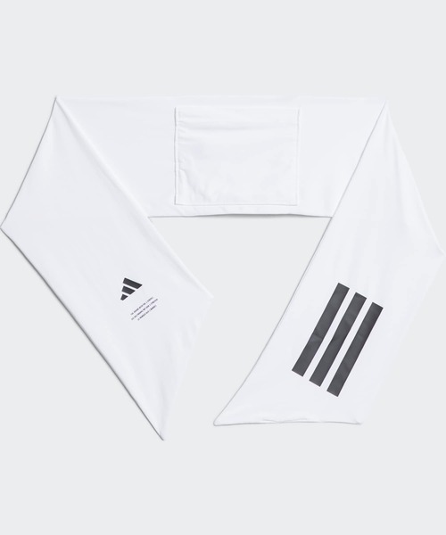adidas(アディダス)の「クールタッチ スカーフ / アディダス adidas(ストール/ショール・メンズ・ホワイト/ブルー・FREE)」の1枚目の写真