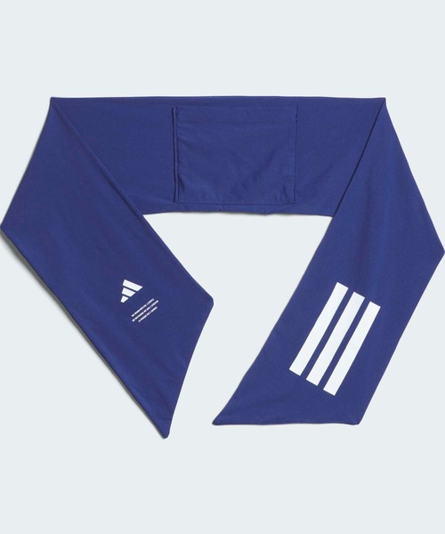 adidas(アディダス)の「クールタッチ スカーフ / アディダス adidas(ストール/ショール・メンズ・ホワイト/ブルー・FREE)」の2枚目の写真