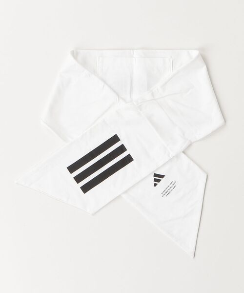 adidas(アディダス)の「クールタッチ スカーフ / アディダス adidas(ストール/ショール・メンズ・ホワイト/ブルー・FREE)」の5枚目の写真