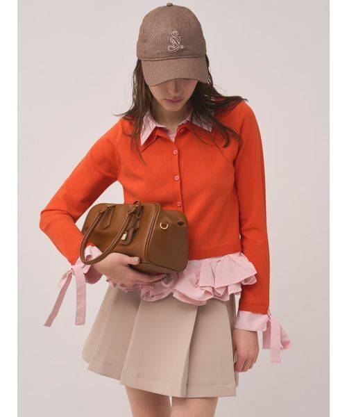 SNIDEL（スナイデル）の「【SNIDEL|NEW ERA®】SNロゴキャップ（キャップ・レディース・マルチ/アイボリー/ネイビー/ピンク/ブラウン・F）」の8枚目の写真