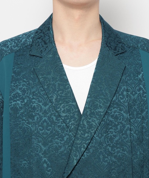 HARE（ハレ）の「ショートプリーツジャケット(HARE)（テーラードジャケット・メンズ・グレー/ブラック/グリーン・FREE）」の16枚目の写真