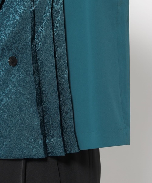 HARE（ハレ）の「ショートプリーツジャケット(HARE)（テーラードジャケット・メンズ・グレー/ブラック/グリーン・FREE）」の8枚目の写真