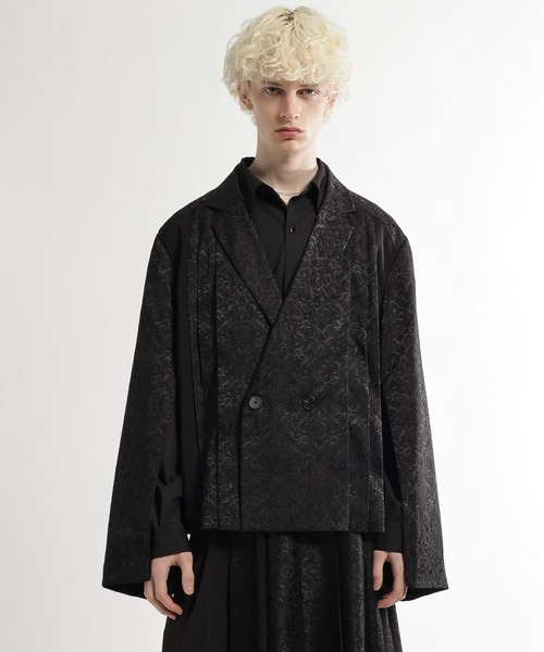 HARE（ハレ）の「ショートプリーツジャケット(HARE)（テーラードジャケット・メンズ・グレー/ブラック/グリーン・FREE）」の20枚目の写真