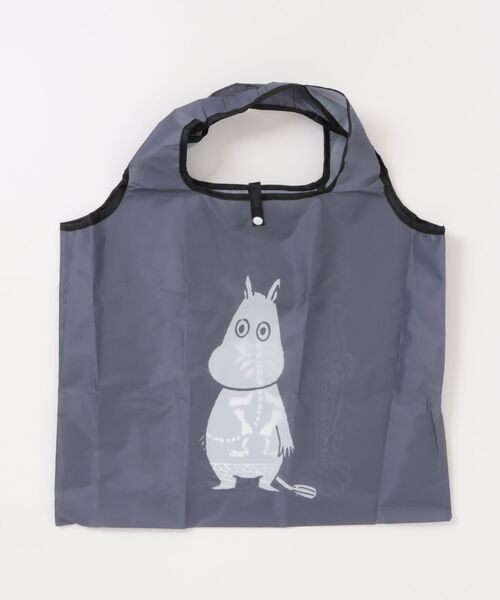 MOOMIN(ムーミン)の「【 MOOMIN 】 くるくるショッピングバッグA 26S2(エコバッグ/サブバッグ・レディース・チャコールグレー/グレー/ブラウン・FREE)」の2枚目の写真