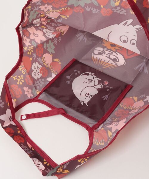 MOOMIN(ムーミン)の「【 MOOMIN 】 くるくるショッピングバッグA 26S2(エコバッグ/サブバッグ・レディース・チャコールグレー/グレー/ブラウン・FREE)」の6枚目の写真