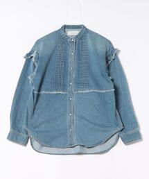 Scrap Book | 【CYAN TOKYO】ピンタックフリルウエスタンシャツ(シャツ/ブラウス)