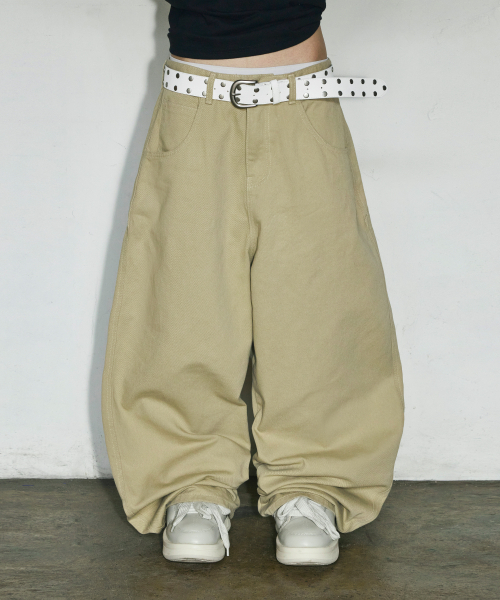 SCALLYWAG（スカリーワグ）の「バックポケットSWステッチコットンパンツ[ベージュ]（その他パンツ・レディース・その他・SMALL/MEDIUM/LARGE/X-LARGE）」の7枚目の写真