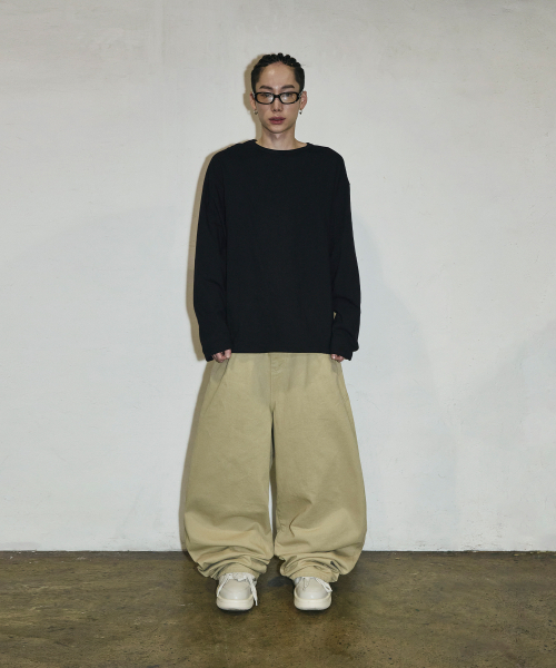 SCALLYWAG（スカリーワグ）の「バックポケットSWステッチコットンパンツ[ベージュ]（その他パンツ・レディース・その他・SMALL/MEDIUM/LARGE/X-LARGE）」の8枚目の写真