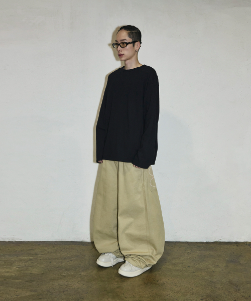 SCALLYWAG（スカリーワグ）の「バックポケットSWステッチコットンパンツ[ベージュ]（その他パンツ・レディース・その他・SMALL/MEDIUM/LARGE/X-LARGE）」の10枚目の写真