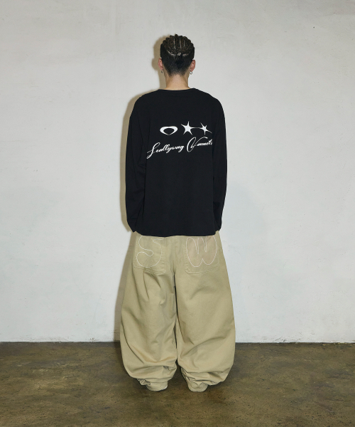 SCALLYWAG（スカリーワグ）の「バックポケットSWステッチコットンパンツ[ベージュ]（その他パンツ・レディース・その他・SMALL/MEDIUM/LARGE/X-LARGE）」の12枚目の写真