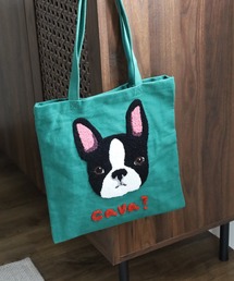 もこもこ刺繍 トートバッグ