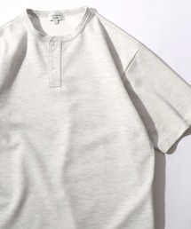 ANPAS | Dry Waffle Henley Short-Sleeve Tee / ドライワッフルヘンリーネック 半袖Tシャツ 無地 半T メンズ シンプル 吸水速乾(Tシャツ/カットソー)