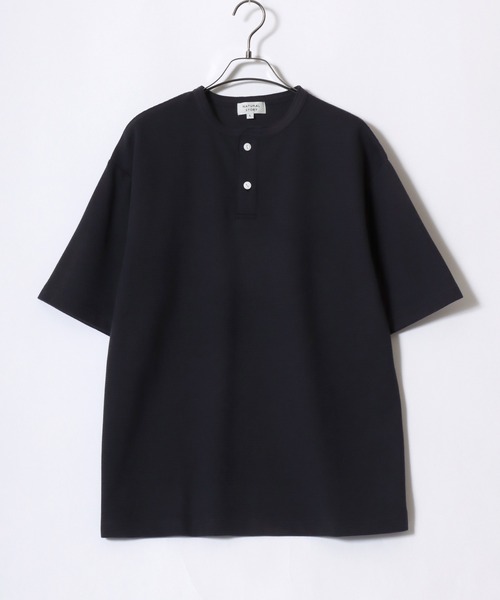 ANPAS（アンパス）の「Dry Waffle Henley Short-Sleeve Tee / ドライワッフルヘンリーネック 半袖Tシャツ 無地 半T メンズ シンプル 吸水速乾（Tシャツ/カットソー・メンズ・ブラウン/ホワイト/ブラック/ライトカーキ・XL/L/M）」の10枚目の写真