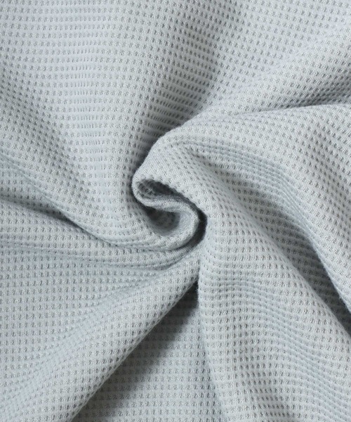 ANPAS（アンパス）の「Dry Waffle Henley Short-Sleeve Tee / ドライワッフルヘンリーネック 半袖Tシャツ 無地 半T メンズ シンプル 吸水速乾（Tシャツ/カットソー・メンズ・ブラウン/ホワイト/ブラック/ライトカーキ・XL/L/M）」の19枚目の写真