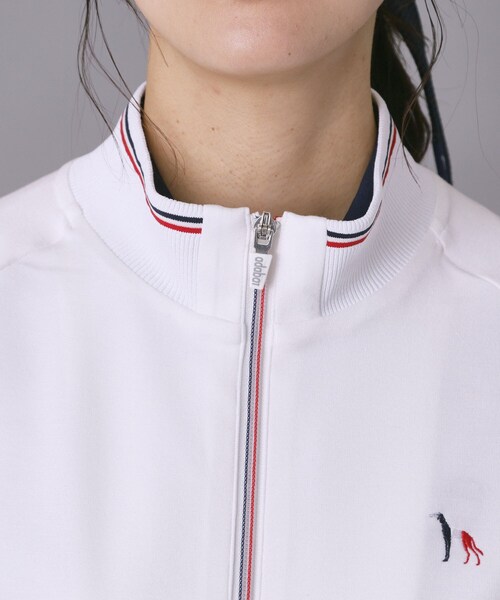 adabat（アダバット）の「【ADABAT NAVY】ポンチトラックジャージ（ブルゾン・レディース・ホワイト/ネイビー・42/40/38）」の14枚目の写真