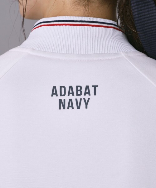 adabat（アダバット）の「【ADABAT NAVY】ポンチトラックジャージ（ブルゾン・レディース・ホワイト/ネイビー・42/40/38）」の15枚目の写真