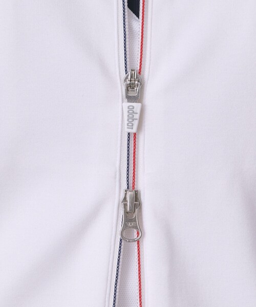 adabat（アダバット）の「【ADABAT NAVY】ポンチトラックジャージ（ブルゾン・レディース・ホワイト/ネイビー・42/40/38）」の18枚目の写真