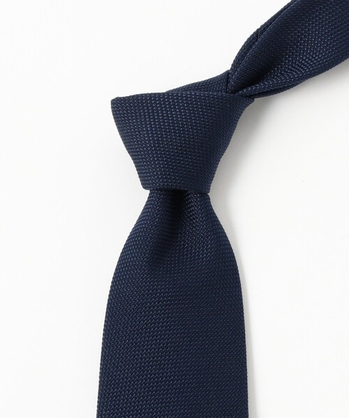 BEAMS F（ビームスエフ）の「シルク ソリッド ネクタイ（ネクタイ・メンズ・インディゴブルー/ネイビー・ONE SIZE）」の5枚目の写真