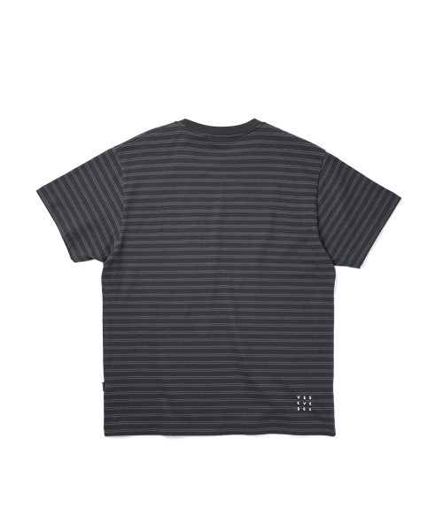 YESEYESEE(イエスアイシー)の「Y.E.S Thin Stripe Tee(Tシャツ/カットソー・メンズ・チャコール/カーキ・XL/L/M/S)」の3枚目の写真